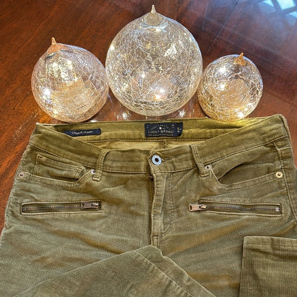 Lucky Brand Charlie Skinny Corduroy Jeans, 29